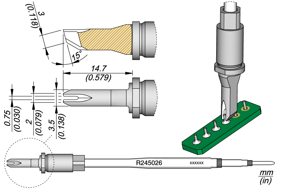 R245026 - Drag Cartridge 0.75